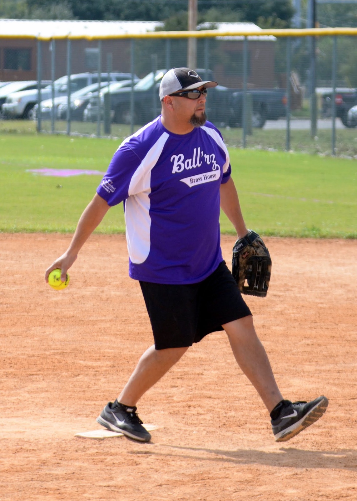 Alfred on the softball field, D Team Fall 2016