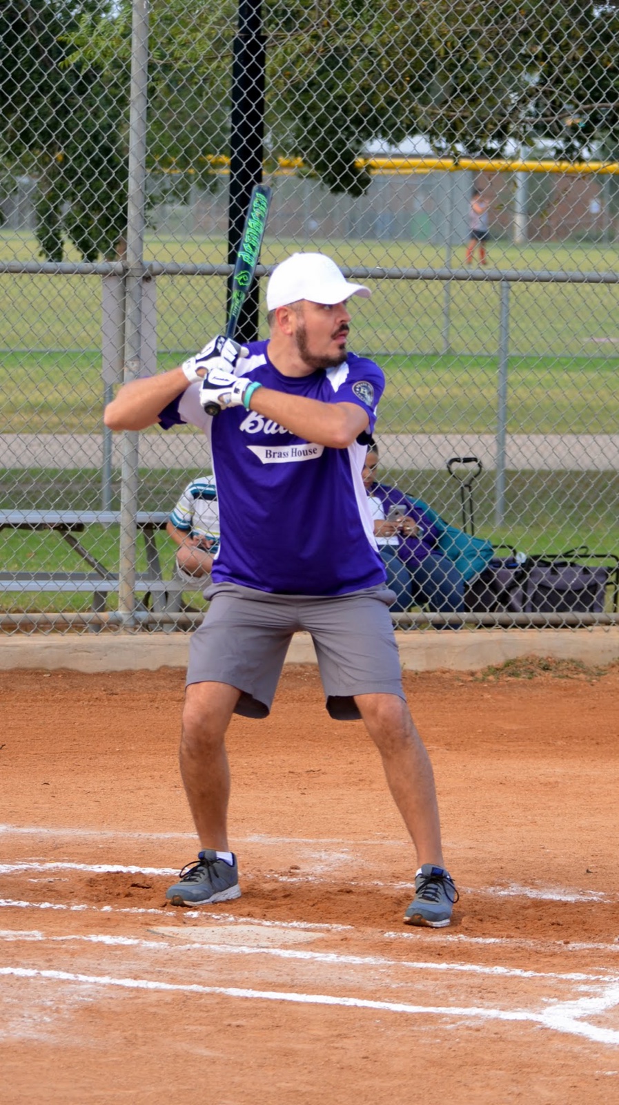 Garrett on the softball field, D Team Fall 2016