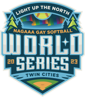 The NAGAAA Gay Softball World Series Logo